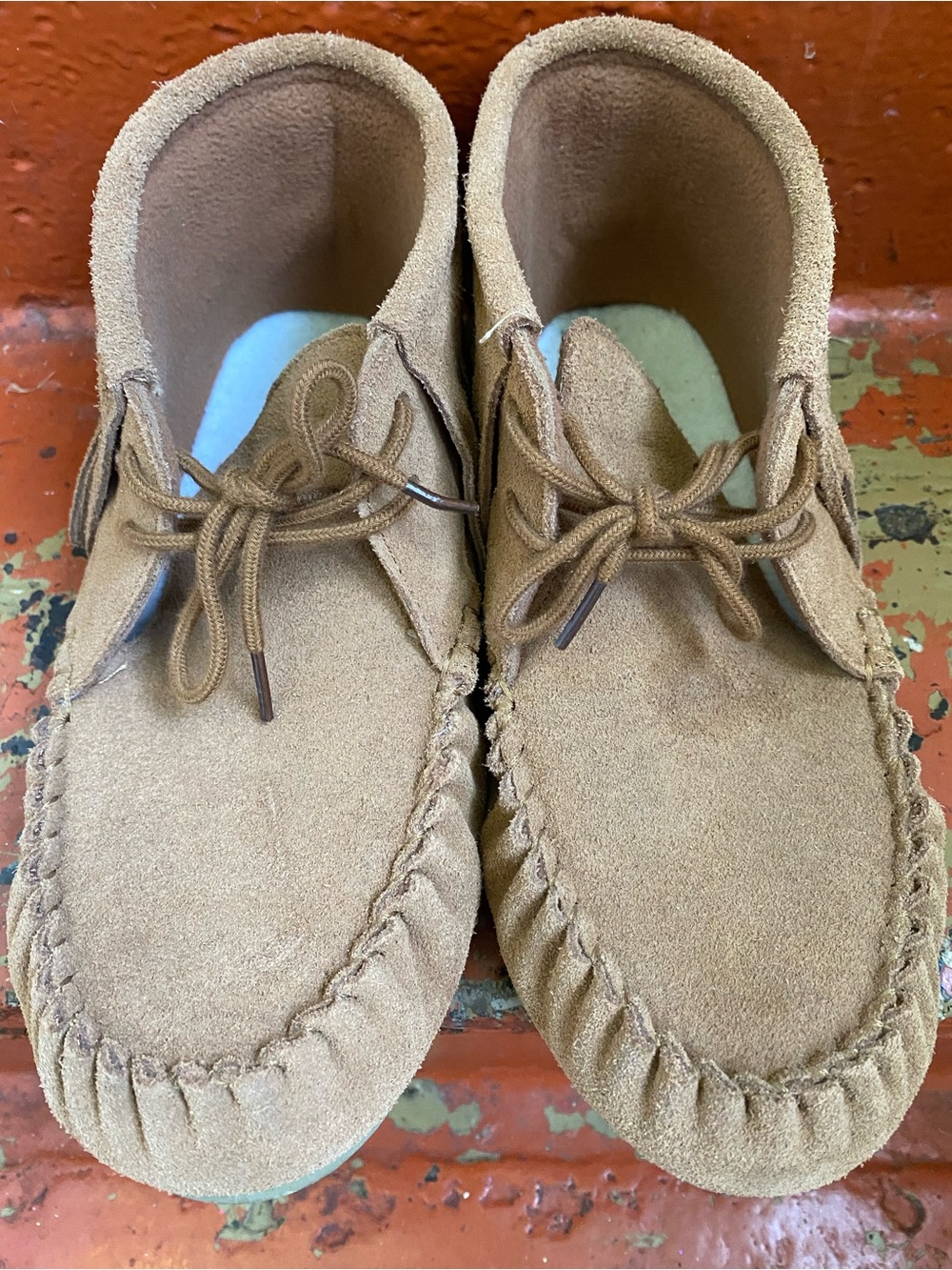 Target Suede Moccasin Loafers - Light Brown